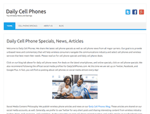 Tablet Screenshot of dailycellphones.com